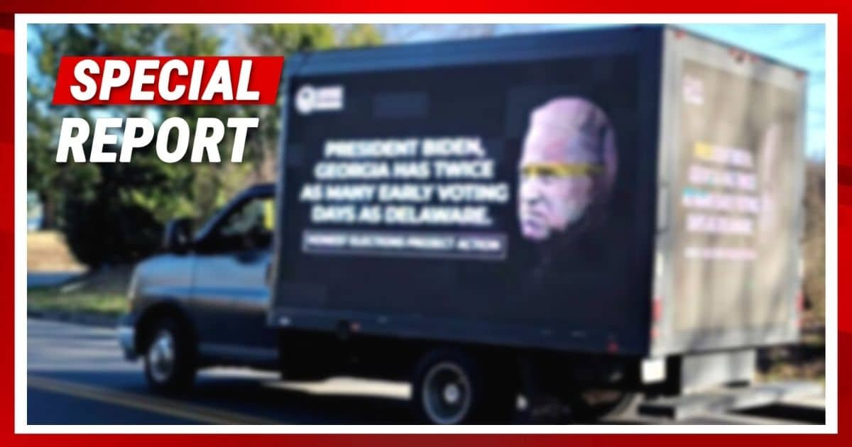 Biden Gets Ambushed By Van Billboard - Conservatives Drop Truth-Bomb On President