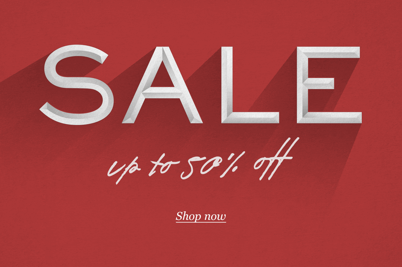 Sale up to 50% off: Saint Laurent, Givenchy, Lanvin, Paul Smith, Common Projects, Acne Studios, A.P.C. and more. Shop now