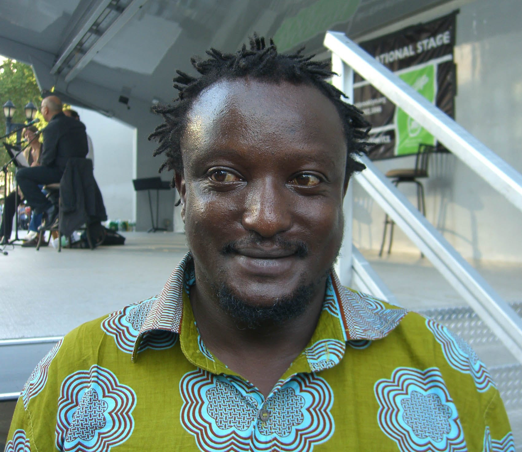 Writer Binyavanga Wainaina at the 2009 Brooklyn Book Festival by Nightscream