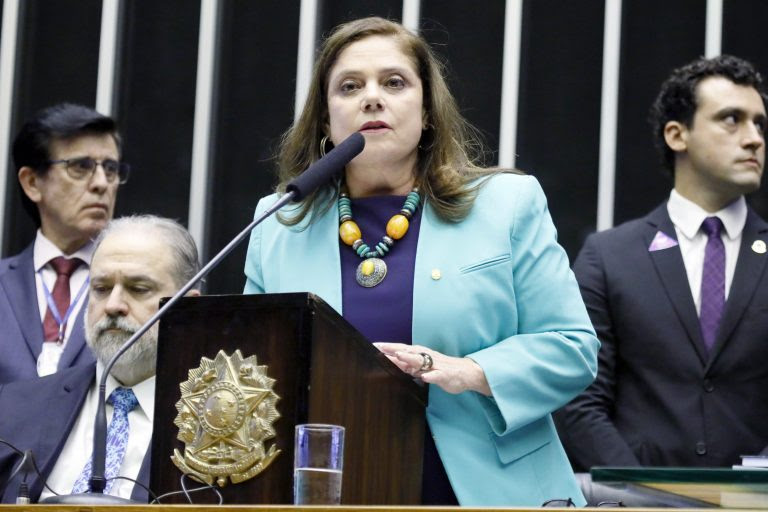 Sessão de inauguração da 2ª Sessão Legislativa Ordinária da 56ª Legislatura. Primeira-Secretária, dep. Soraya Santos (PL - RJ)