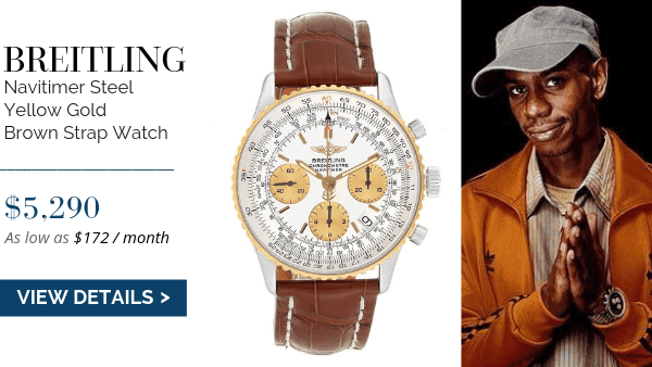 Breitling Steel Yellow Gold on Dave Chapelle