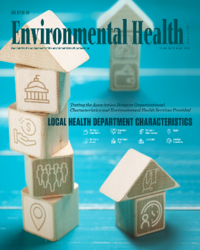 Organizational Characteristics of Local HDs and EH Services and Activities cover photo for Journal of Environmental Health April 2018