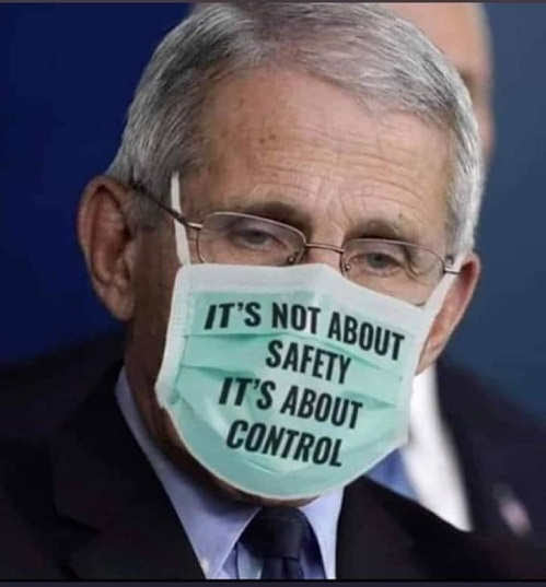 fauci mask not about safety about control