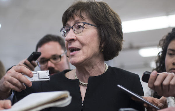 Collins Won't Back Nominee With 'Hostility Toward
Roe v. Wade'