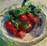 Radishes in a Shallow Bowl - Posted on Friday, January 9, 2015 by Carol Steinberg