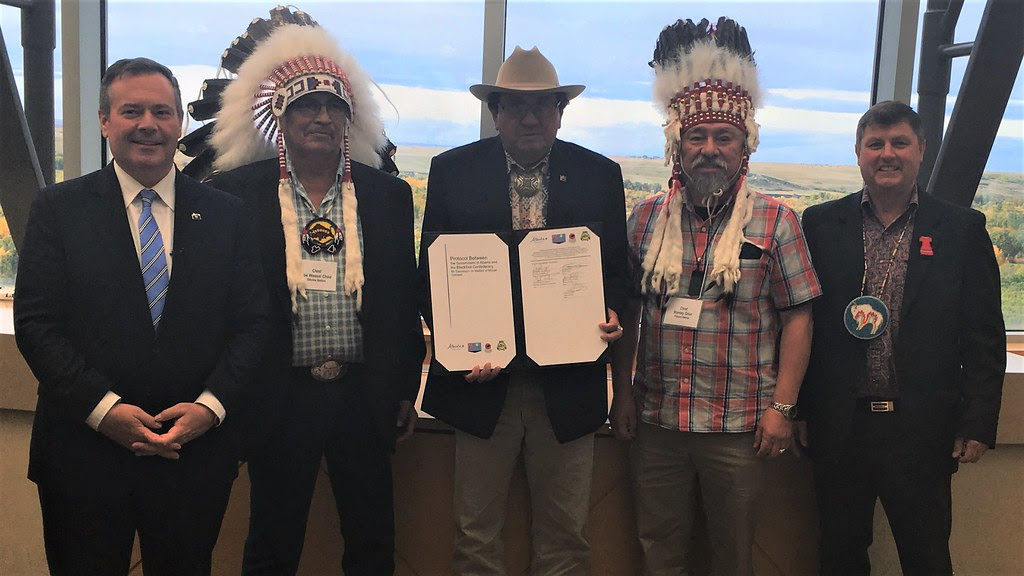 Alberta and Blackfoot Confederacy renew agreement
