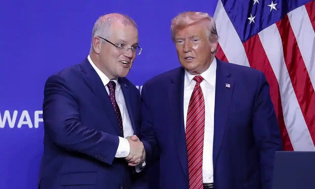 Scott Morrison copies Donald Trump's corruption strategy and claims he has the power to declare government documents classified