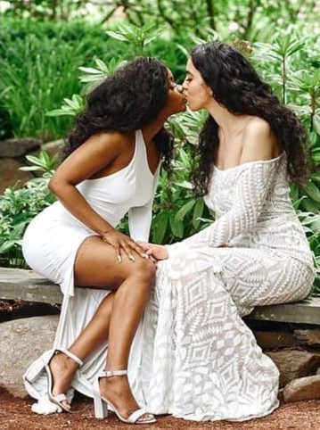 Outrage as Muslim and Christian lesbian couple wed