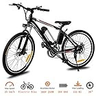 Tomasar Power Electric Bike with Lithium-Ion Battery, 26 inch Wheel Cyclocross Bike (US Stock)