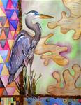 Blue Heron Whimsy - Posted on Monday, January 5, 2015 by Heather Torres