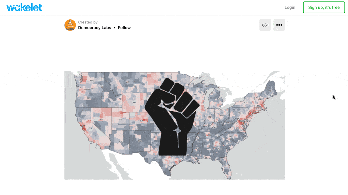Activists, community organizers and campaigns use maps to engage, inform and mobilize readers to action.