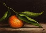 Clementine with leaf - Posted on Monday, February 9, 2015 by Jane Palmer