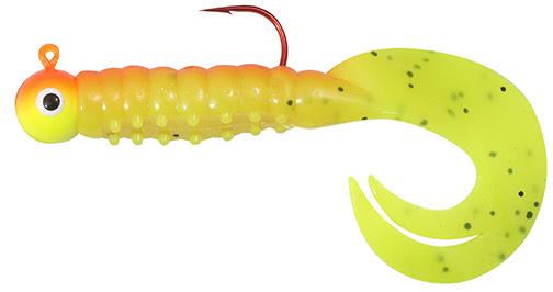 Northland Fishing Tackle Rigged Gum-Ball Grub Jig - 1/4 oz. - Firetiger