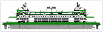 Hybrid Electric Olympic Class Ferry Diagram