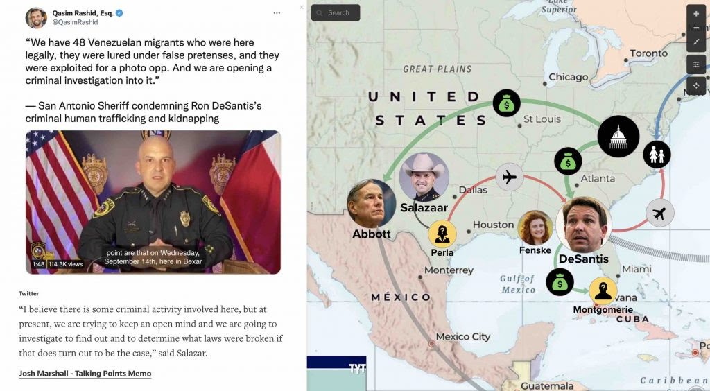 Incorporate tweets in your story with just a link. This story includes a Tweet announcing the Texas investigation into potential wrongdoing by Sheriff Javier Salazaar.