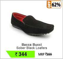Bacca Bucci Sober Black Loafers