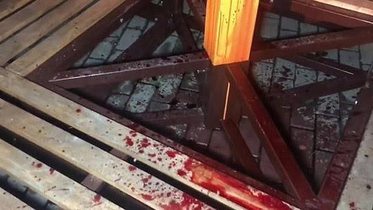 בילד: מנורה אין קיעוו וואנדאליזירט בילד: מנורה אין קיעוו וואנדאליזירט