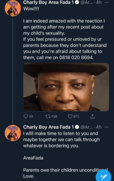 "This man no dey even pick my call" Charley Boy