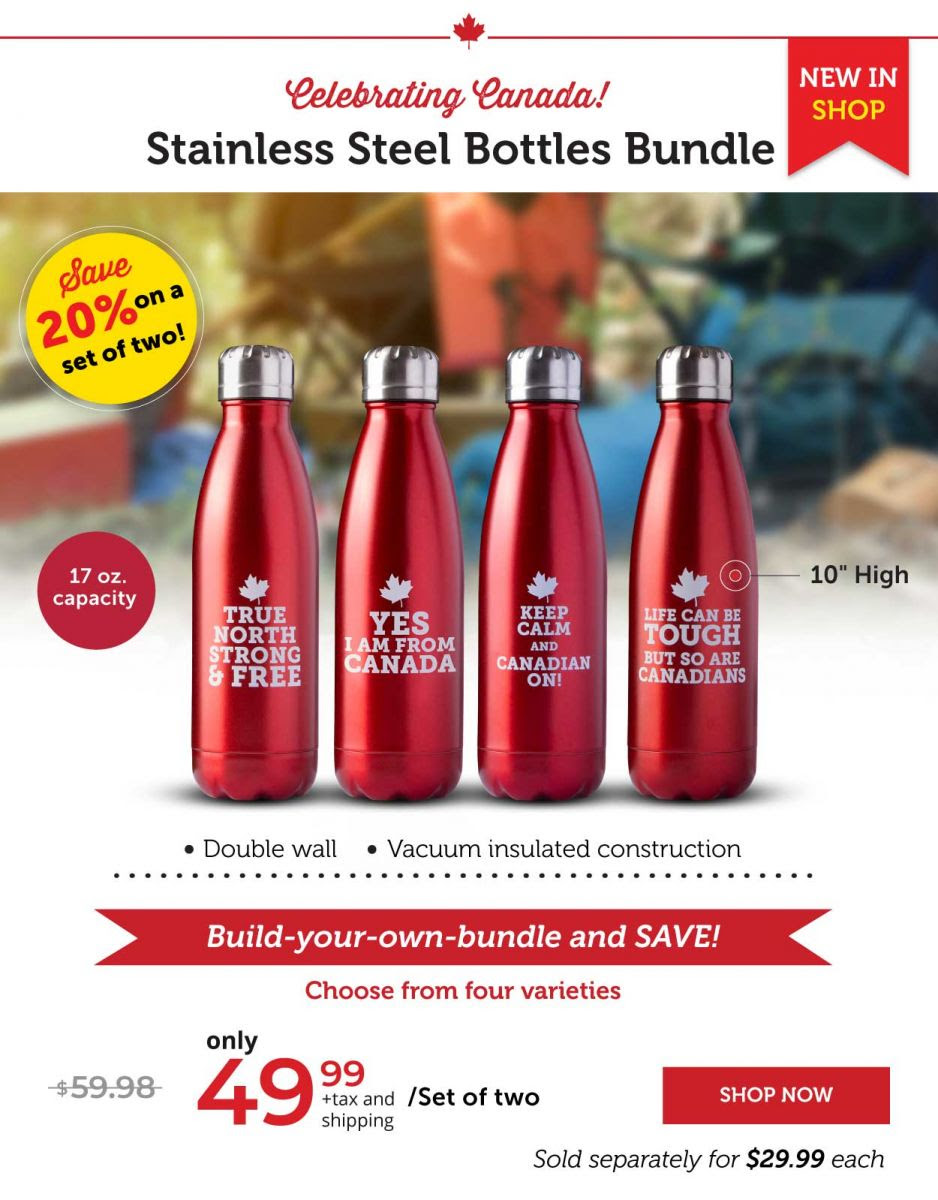 Stainless Steel Bottles Bundle