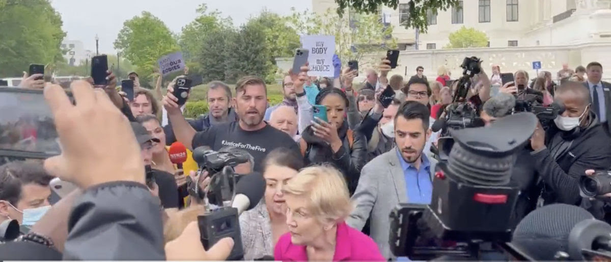 ‘Despicable And Disgusting’: Protester Calls On Elizabeth Warren To ‘Repent’ For Abortion Stance