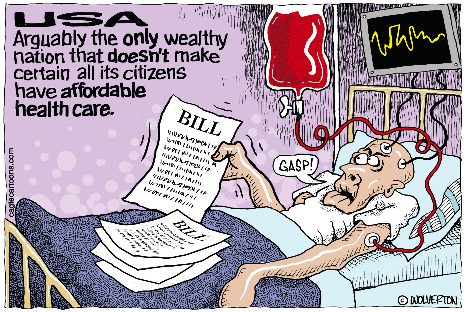 Republicans deny the needy healthcare and social security