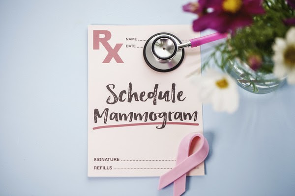 Image of reminder to schedule mammogram