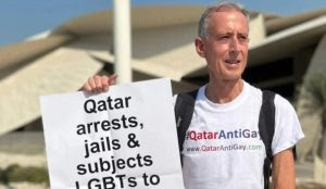 Al Jazeera’s Qatari Bosses Bust Gay Rights Protester