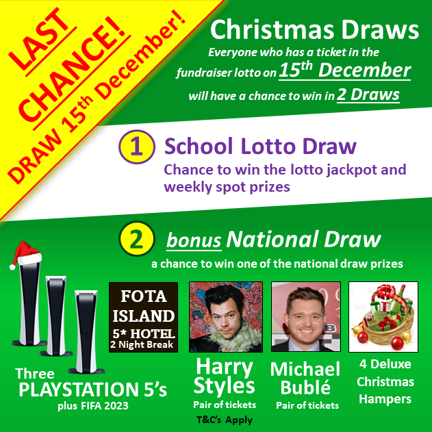 Christmas deals lotto draw