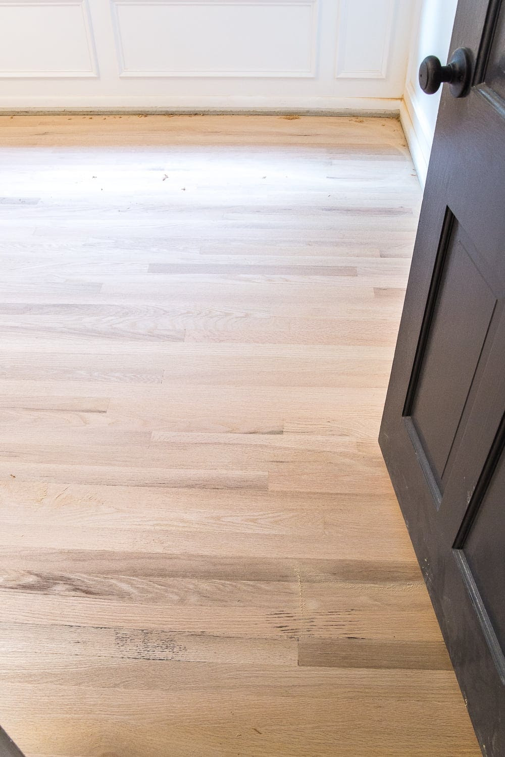 Sand floors down to refinish hardwood floors
