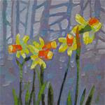 Daffodils on a Cloudy Day - Posted on Sunday, February 1, 2015 by Dorothy Jenson