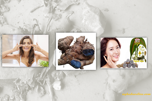 Công dụng của nghệ đen chống lão hóa da cho người lớn tuổi