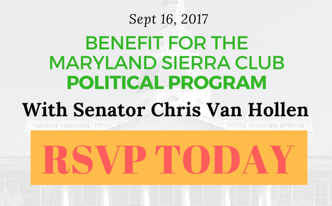 You are invited to a benefit for the Maryland Sierra Club Political Action Committee