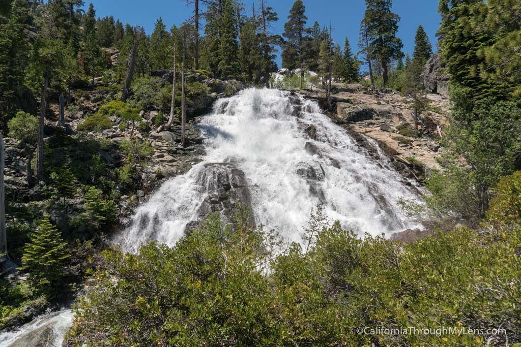 Located off highway 89 approximately 2 miles southeast of the vikingsholm parking lot, lower eagle point has six accessible campsites (#54, #62, #79, #92, #94, and #96. Lower Eagle Falls in Emerald Bay State Park California Through My Lens