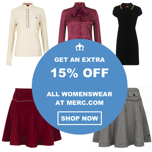 Get an Extra 15% Off All Womenswear at Merc.com