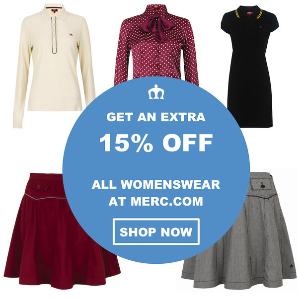 Get an Extra 15% Off All Womenswear at Merc.com Get an Extra 15% Off All Womenswear at Merc.com