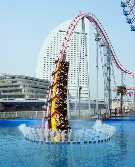 Underwater roller coaster in Japan!