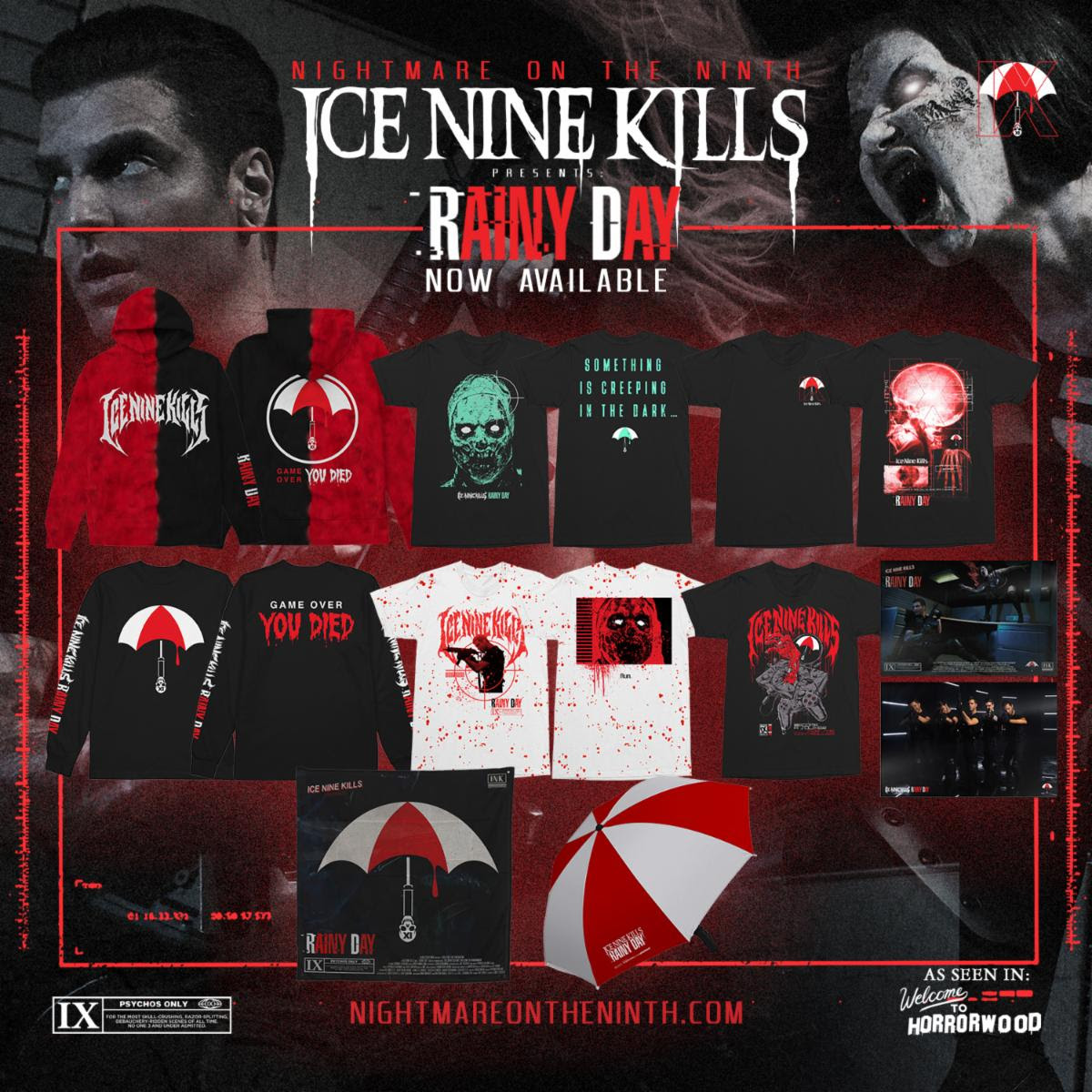 ice nine kills rainy day shirt