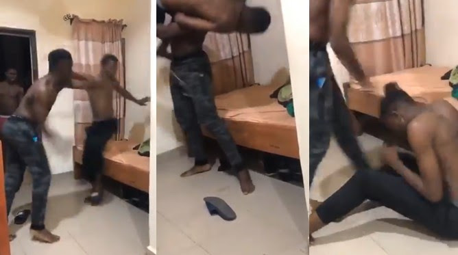 Babcock university react to viral video of a student assaulting another student over slippers 