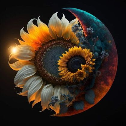 Sunflower-Sun-Moon
