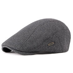 Men Outdoor Visor Knit Newsboy Beret Caps