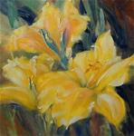 Yellow Daylilies - Posted on Sunday, January 25, 2015 by Jean Fitzgerald