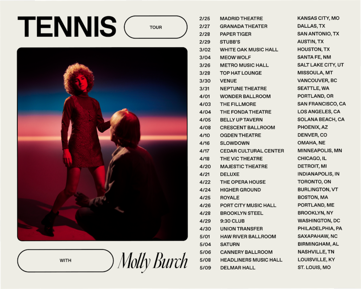 tennis music tour dates
