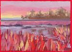 Study for Marsh Sunset - Posted on Monday, April 13, 2015 by Lucinda Howe