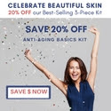 20% OFF 3-Piece Anti-Aging Basics Kit Skincare Serum