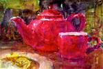 My Red Teapot - Day 4 - Posted on Monday, January 5, 2015 by Julie Ford Oliver