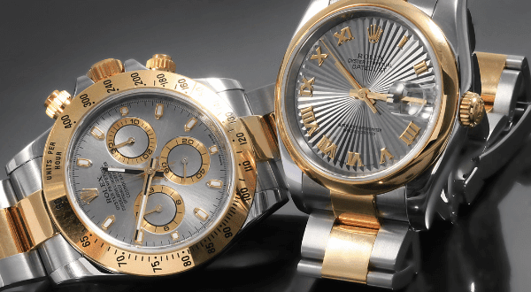  Rolex Cosmograph Daytona and Rolex Datejust Sunbeam Dial Watch