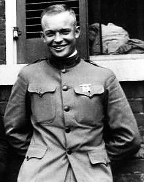 Dwight                                      Eisenhower was the only President                                      to serve in the military in both                                      World War I and World War II.: 