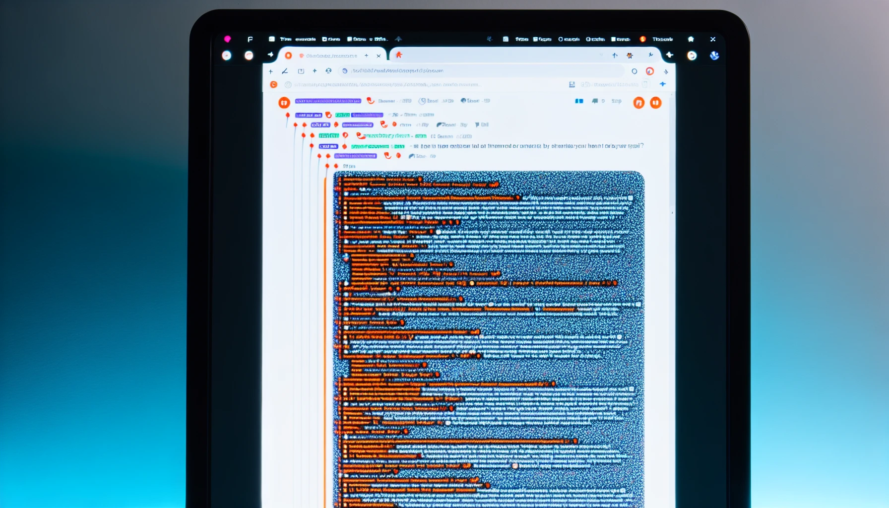A computer screen displaying sorted comments on a subreddit