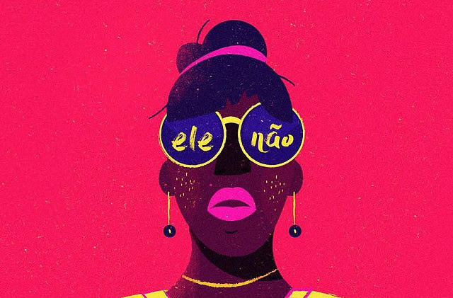 Después del inicio de la movilización de las mujeres en Brasil, el rechazo al candidato ultraderechista alcanzó el 44% - Créditos: Mulheres Unidas Contra Bolsonaro/Facebook/Reproducción