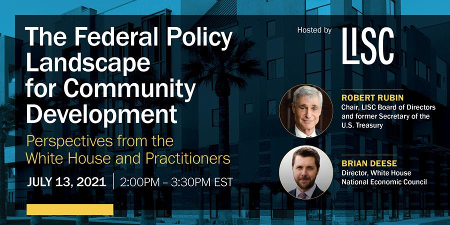 The Federal Policy Landscape for Community Development